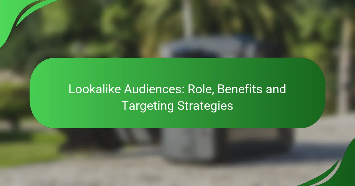 Lookalike Audiences: Role, Benefits and Targeting Strategies