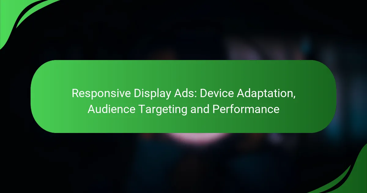 Responsive Display Ads: Device Adaptation, Audience Targeting and Performance